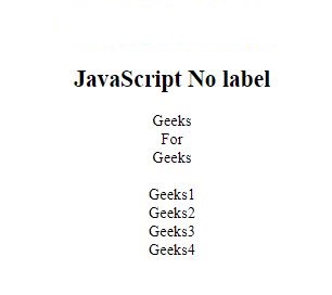 JavaScript break和continue用法详细介绍