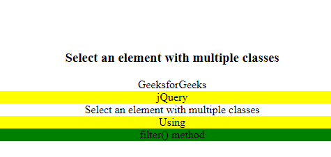 如何使用jQuery选择具有多个类的元素？1