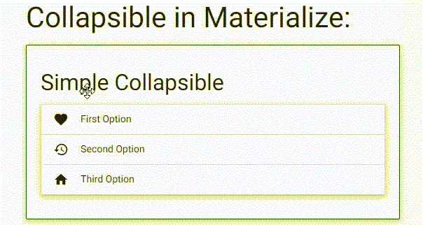 materialize如何实现可折叠？