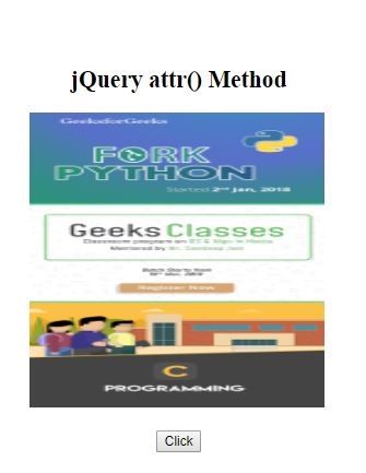 jQuery attr()方法用法介绍和代码示例