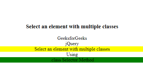 如何使用jQuery选择具有多个类的元素？2