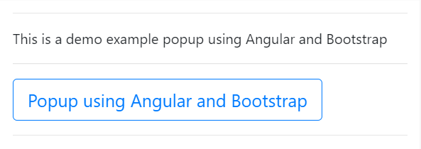 如何使用Angular和Bootstrap打开弹出窗口？