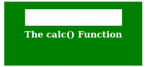 CSS | calc（）函数1