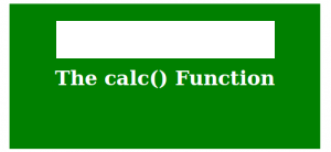 CSS calc()函数用法介绍