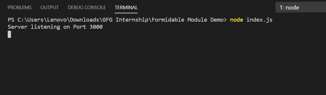 如何使用Node.js中的formidable模块上传文件？