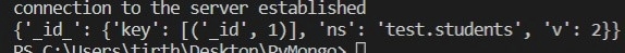 Python MongoDB – drop_index查询4