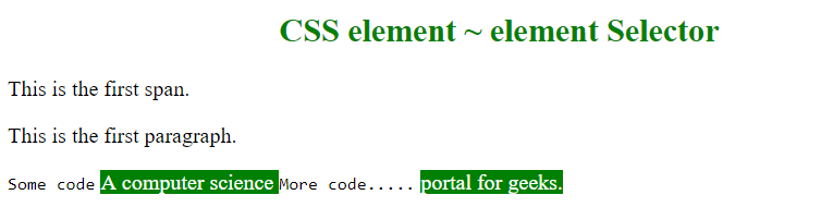 CSS 元素〜元素选择器用法示例