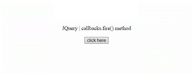jQuery如何使用callbacks.fire()方法？示例