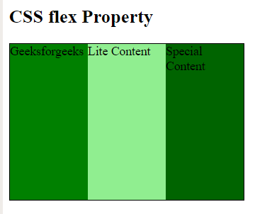 CSS | flex属性1