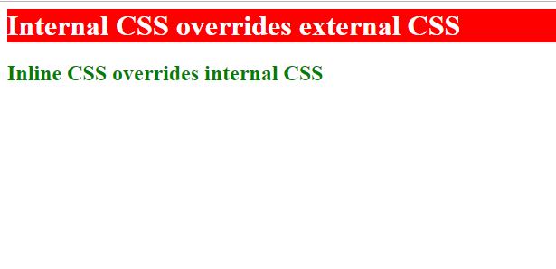 CSS特异性介绍和代码示例