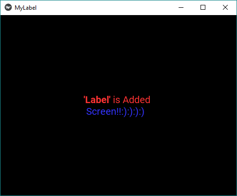 Python 将标签添加到Kivy窗口