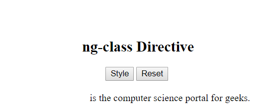 AngularJS ng类指令用法详细介绍