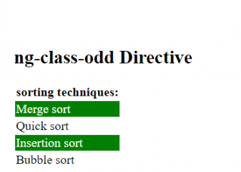 AngularJS如何使用ng-class-odd指令？代码示例