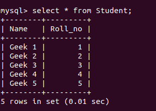 Python MySQL –插入操作详解