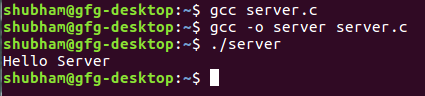 使用连接的UDP客户端服务器| C实现2
