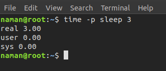 Linux中的time命令及示例2
