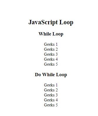 JavaScript while循环语句例子详细指南