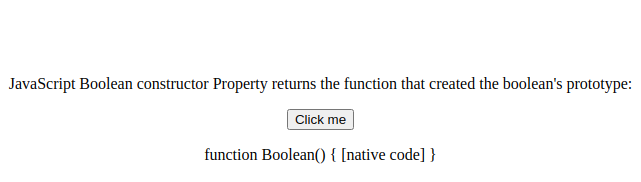 JavaScript布尔构造函数属性2