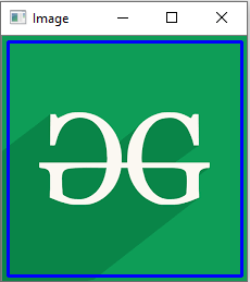 Python OpenCV cv2.rectangle()方法绘制矩形示例