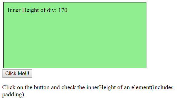 jQuery height()和innerHeight()用法代码实例