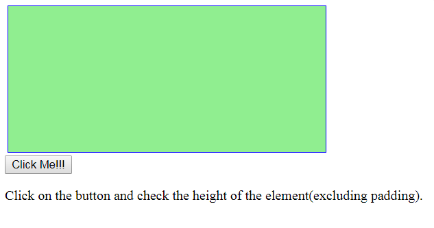 jQuery height()和innerHeight()用法代码实例