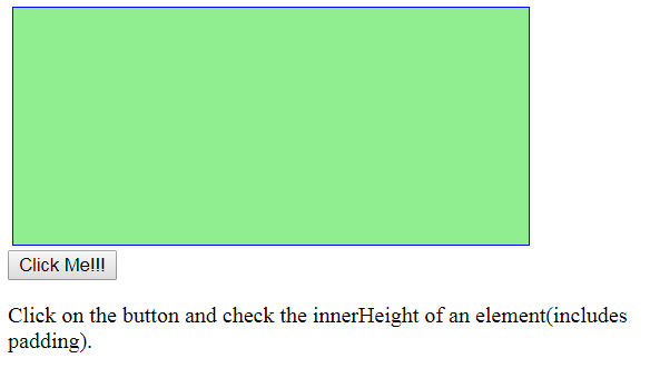 jQuery height()和innerHeight()用法代码实例