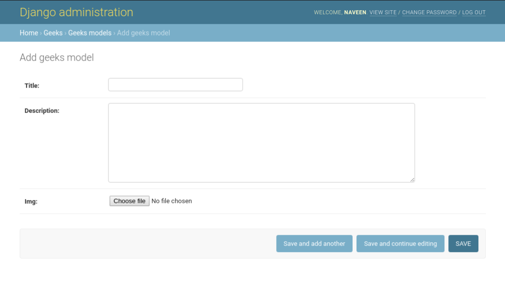 Django ModelForm–从模型创建表单实现示例