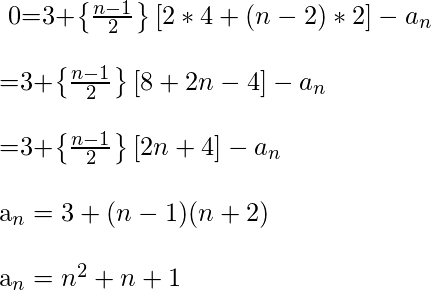 程序找到级数3,7,13,21,31的第n项.....