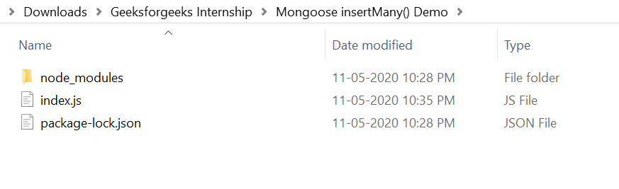 Mongoose insertMany()函数用法示例介绍