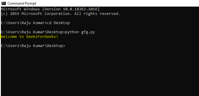 用Python创建你的第一个应用程序2