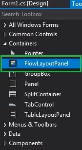 C# FlowLayoutPanel类用法介绍