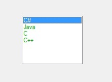 C# ListBox类用法示例详细介绍