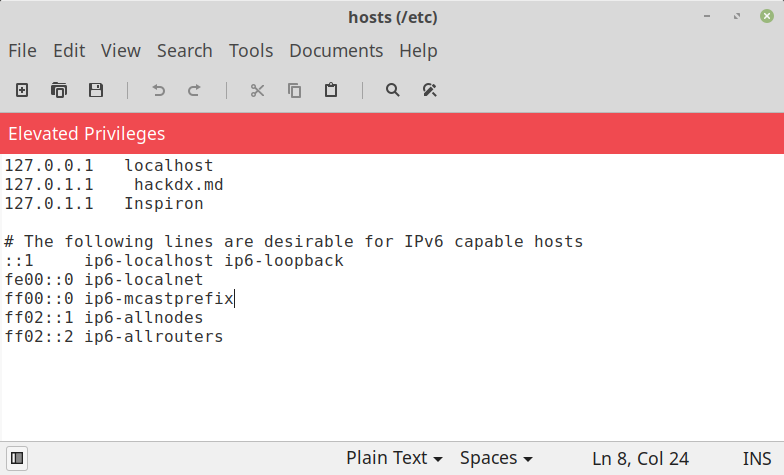 在Ubuntu中创建自定义域名而不是localhost