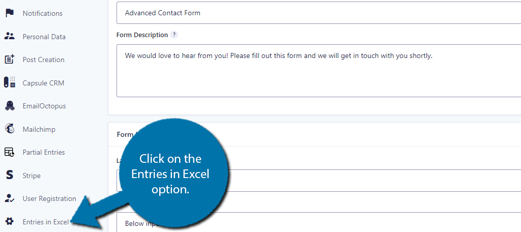 如何在WordPress中将Gravity Forms条目导出到Excel