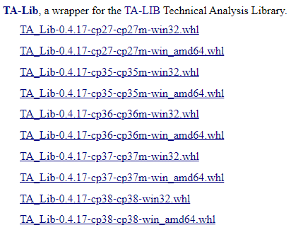 Ta-Lib_Wrapper-1