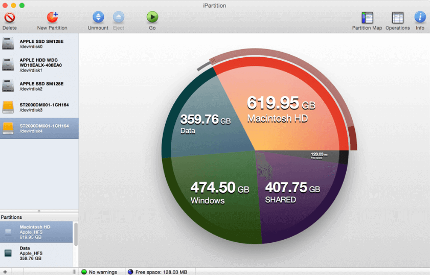 3. Mac 版 IPartition