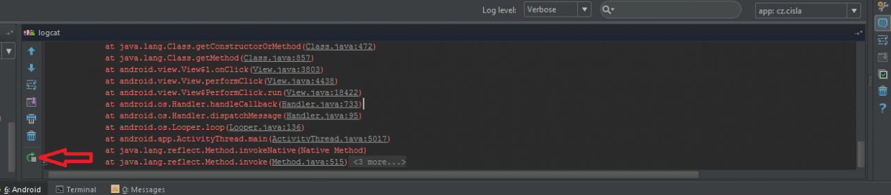 如何修复Android Studio中的“Android studio logcat nothing to show”？