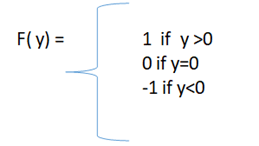 感知器学习 f(y)