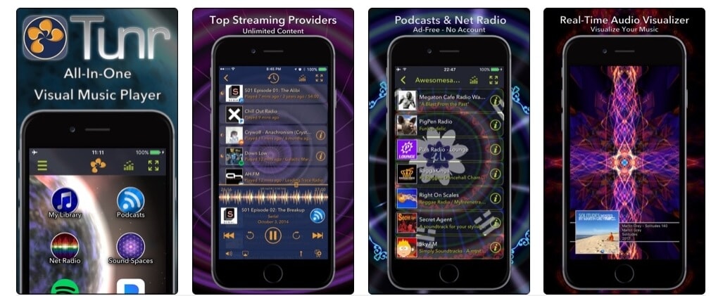 iPhone和Android的10个最佳免费音乐可视化应用合集