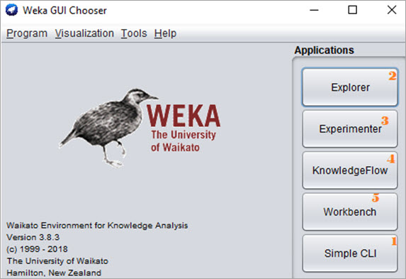 WEKA 工具和资源管理器