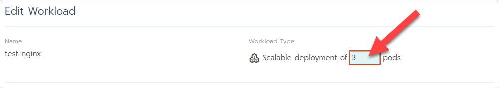 在 Rancher 中更改分配给工作负载的 Pod 数量