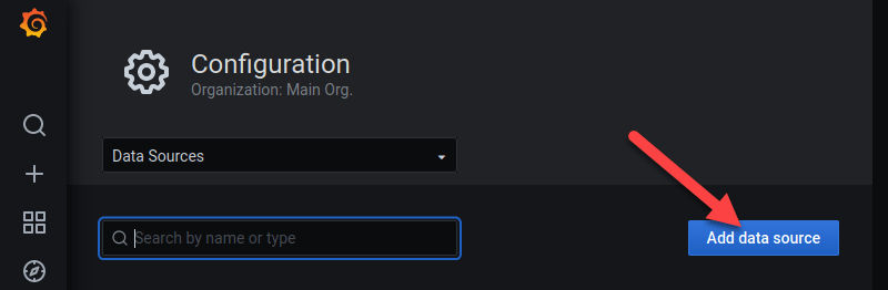 在 Grafana 中添加数据源