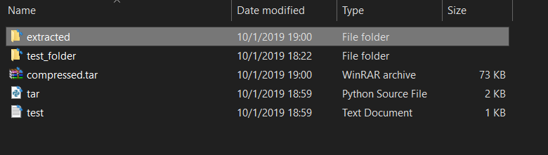 使用 Python 中的 tarfile 模块解压 tar 存档文件