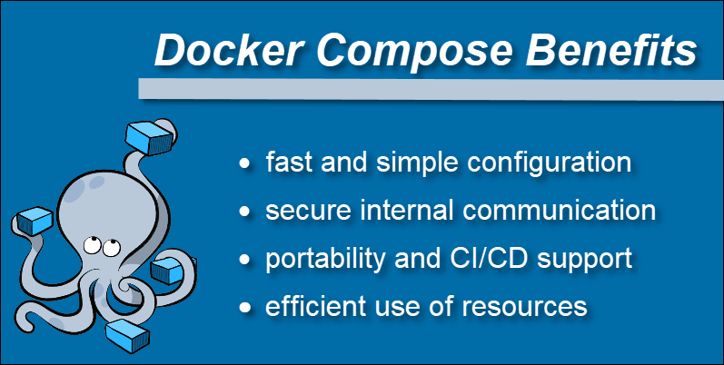 使用 Docker Compose 的好处。