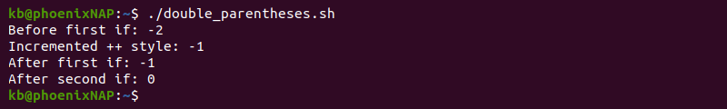 double_parentheses.sh 终端输出
