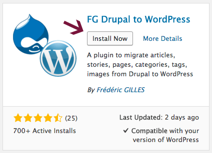 Drupal 到 WordPress 站点迁移插件