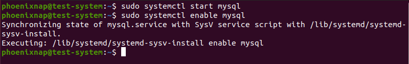 设置MySQL服务在系统启动时自动启动