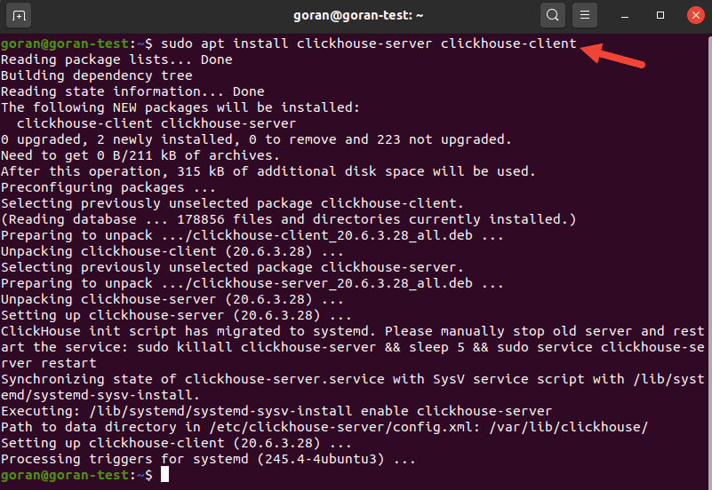 如何在Ubuntu 20.04上安装和使用ClickHouse？分步指南