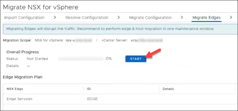 迁移 NSX Edge UI 开始步骤