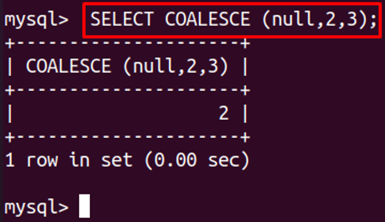 如何使用MySQL COALESCE函数？用法详解